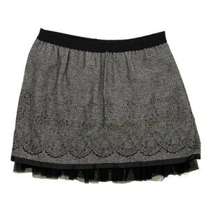 Joe Benbasset | Grey Embroidered Skirt